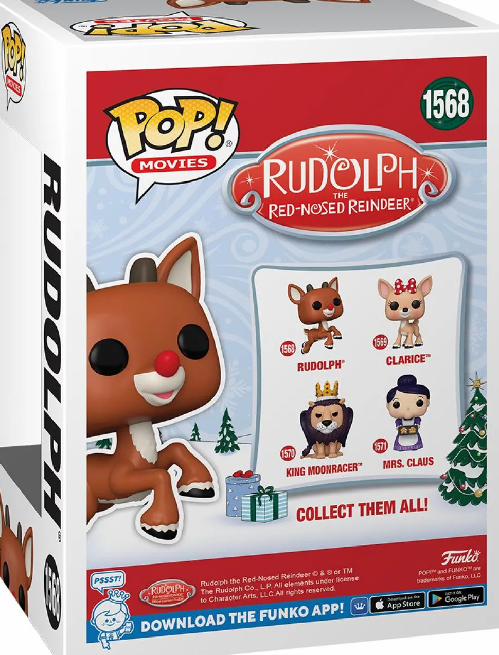 Rudolph the Red Nosed Reindeer: 60th Anniversary - Rudolph (Flying) Pop! Vinyl Figure