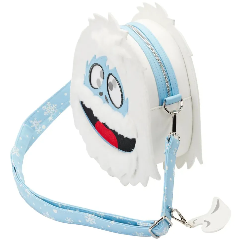 Rudolph the Red-Nosed Reindeer - Bumble Head Lenticular 11” Faux Leather Crossbody Bag