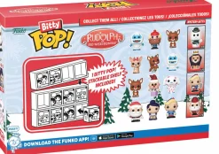 Rudolph the Red-Nosed Reindeer (1964) - Santa, Mrs. Claus, Hermey & Mystery 60th Anniversary Bitty Pop! Vinyl Figure 4-Pack