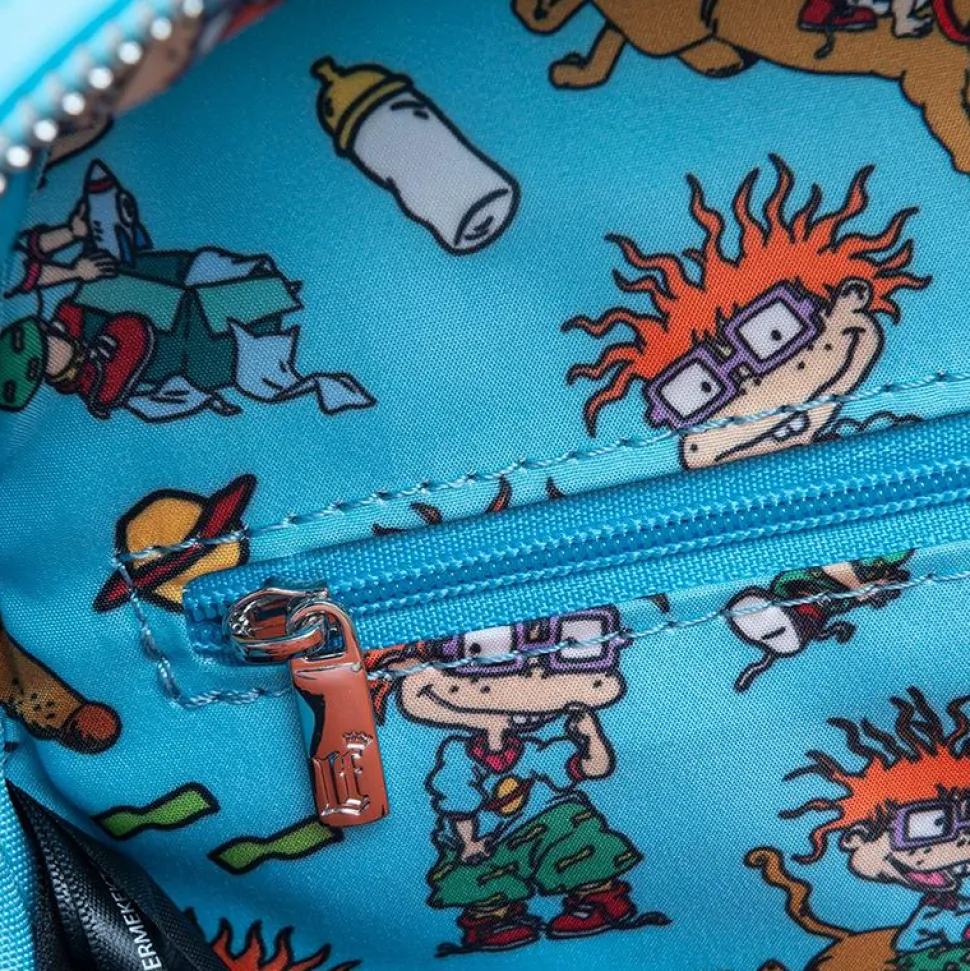 Rugrats - Chuckie Cosplay 10" Faux Leather Mini Backpack