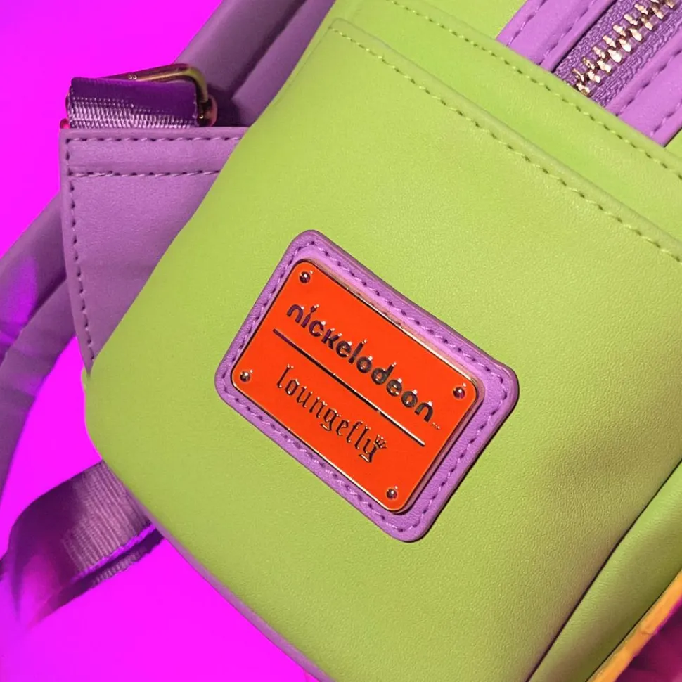 Rugrats - Reptar Bar 10” Faux Leather Mini Backpack