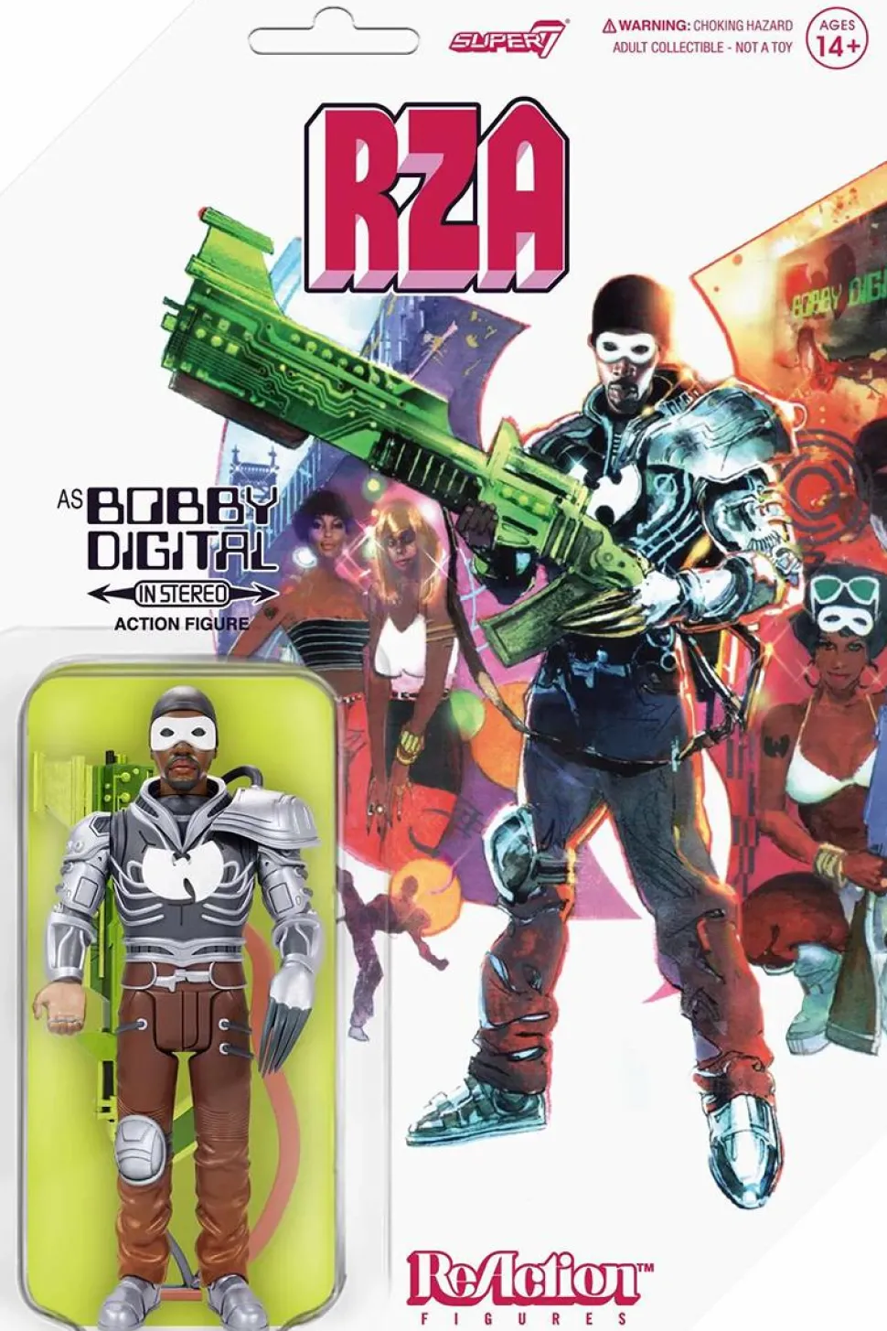 RZA - Bobby Digital in Stereo ReAction 3.75” Action Figure