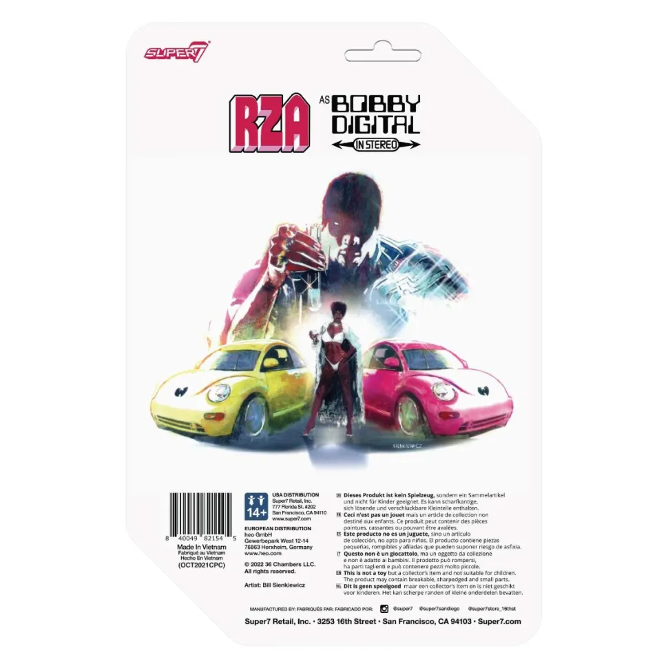 RZA - Bobby Digital in Stereo ReAction 3.75” Action Figure