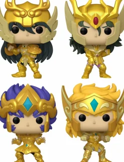 Saint Seiya: Knights of the Zodiac - Golden Warrior Pop! Vinyl Bundle (Set of 4)