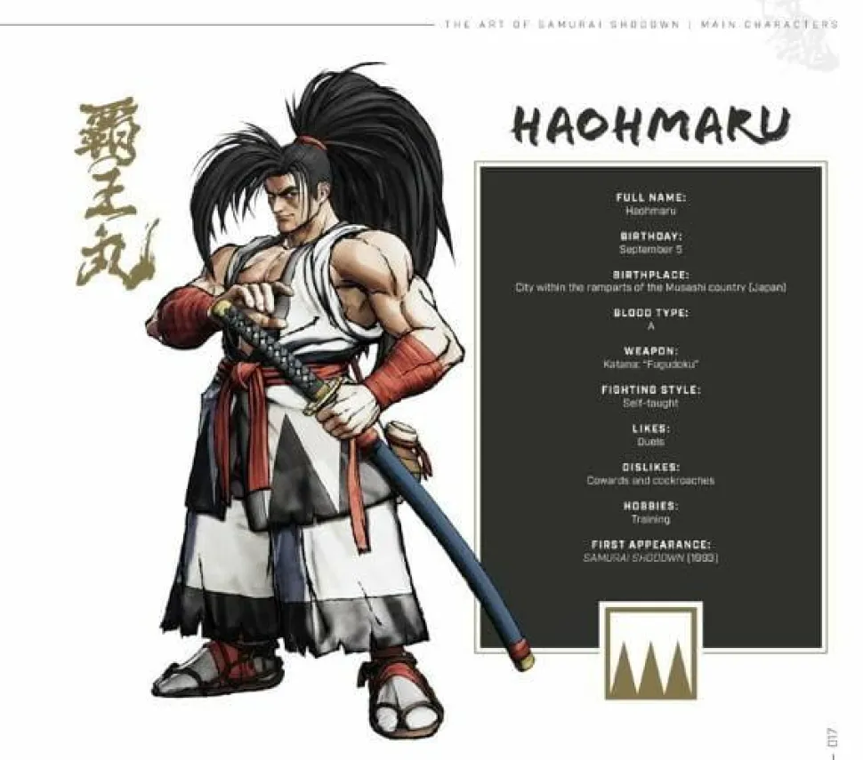 Samurai Shodown - The Art of Samurai Shodown Hardcover Book