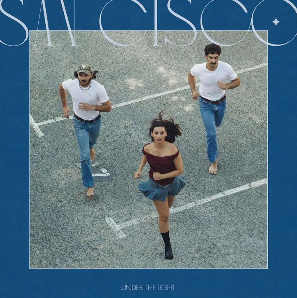 San Cisco - Under the Light LP Vinyl Record (Blue with White Splatter Coloured Vinyl)