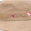 Sanrio - Girl x Sanrio Woodland Wonder Hello Kitty Shroom Fishing Khaki Reversible Bucket Hat (One Size)