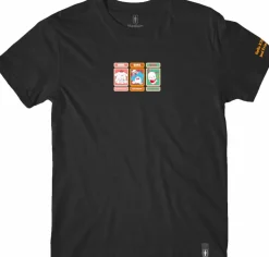 Sanrio - Girl x Sanrio Woodland Wonder Triple Kitty Black T-Shirt