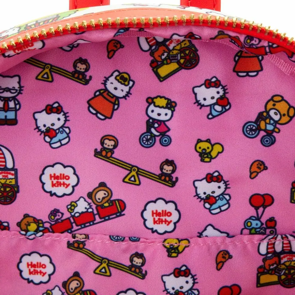 Sanrio - Hello Kitty & Friends Carnival 10” Faux Leather Mini Backpack