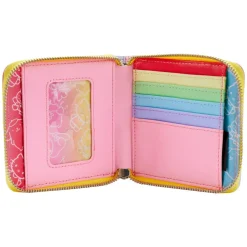 Sanrio - Hello Kitty and Friends Color Block 4” Faux Leather Zip-Around Wallet