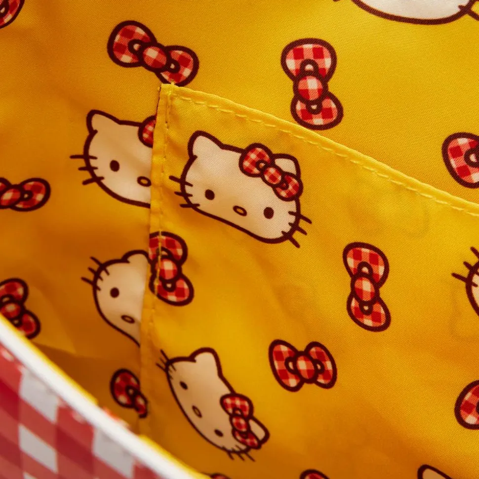 Sanrio - Hello Kitty Gingham Cosplay 8” Faux Leather Crossbody Bag