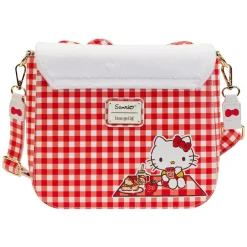 Sanrio - Hello Kitty Gingham Cosplay 8” Faux Leather Crossbody Bag