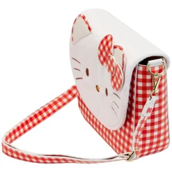Sanrio - Hello Kitty Gingham Cosplay 8” Faux Leather Crossbody Bag