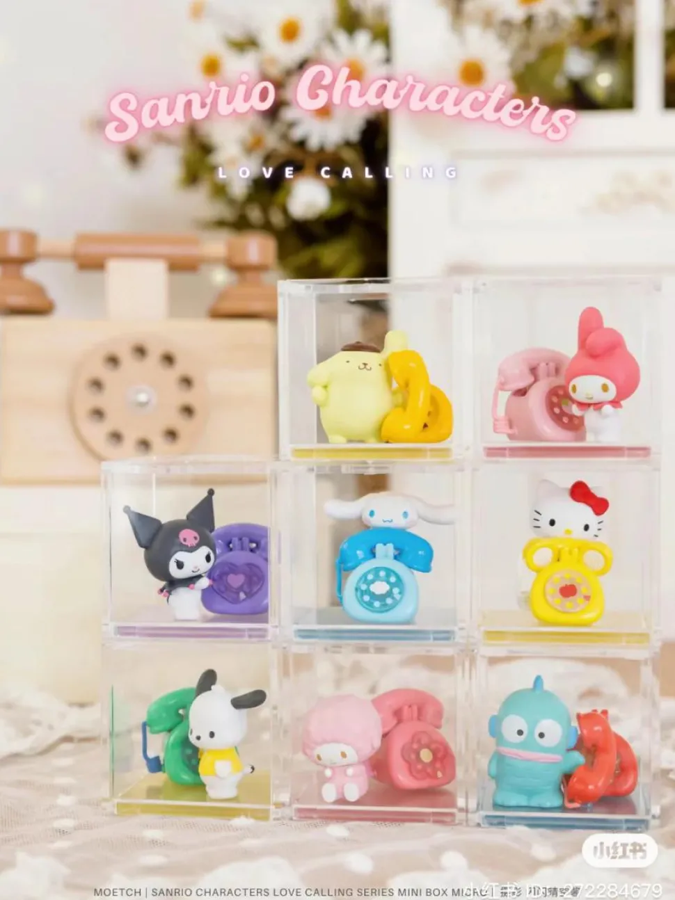 Sanrio - Love Calling Mini Box Micro Blind Box (Display of 8)