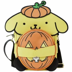 Sanrio - Pompompurin Halloween 7" Faux Leather Crossbuddy Bag