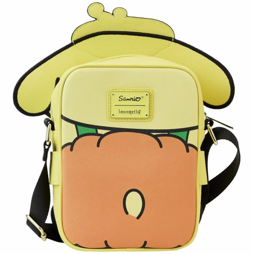 Sanrio - Pompompurin Halloween 7" Faux Leather Crossbuddy Bag