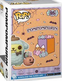 Sanrio - Pompompurin Halloween Flocked Pop! Vinyl Figure