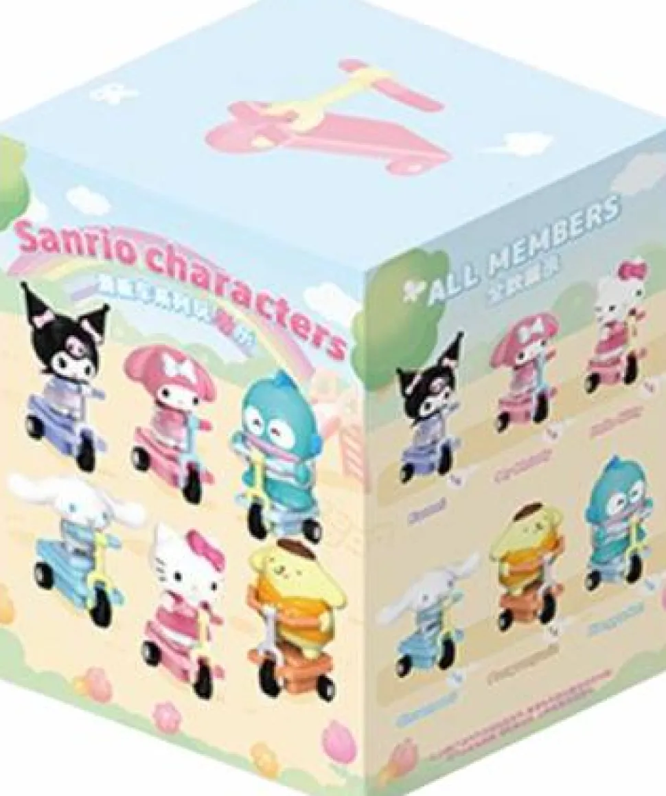Sanrio - Scooter Series Funny Moveable Toy Blind Box Vinyl Figure (Display of 6)