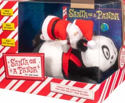 Santa on a Panda - The Original Santa on a Panda! Plush & Hardcover Book Gift Set