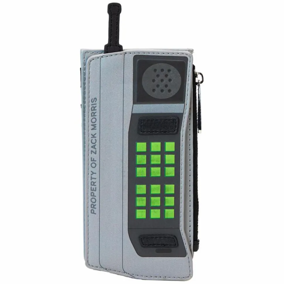 Saved by the Bell - Zack Morris Retro Cell Phone Glow in the Dark 6" Faux Leather Card Holder