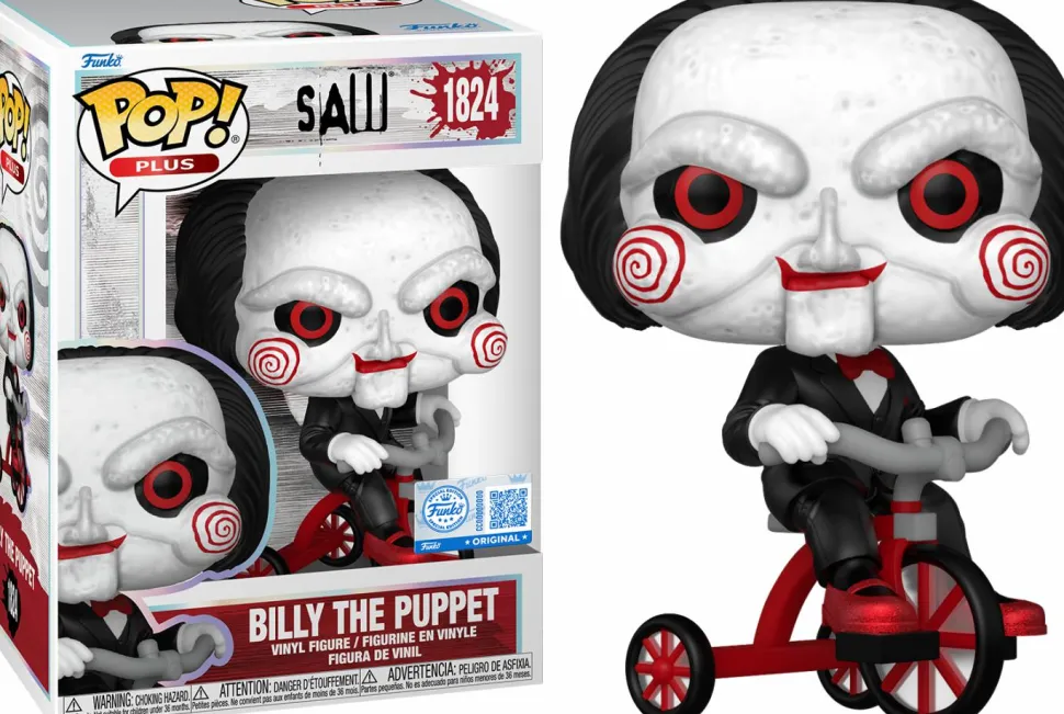 Saw - Billy on Tricycle 10th Anniversary Pop! Plus Vinyl Figure