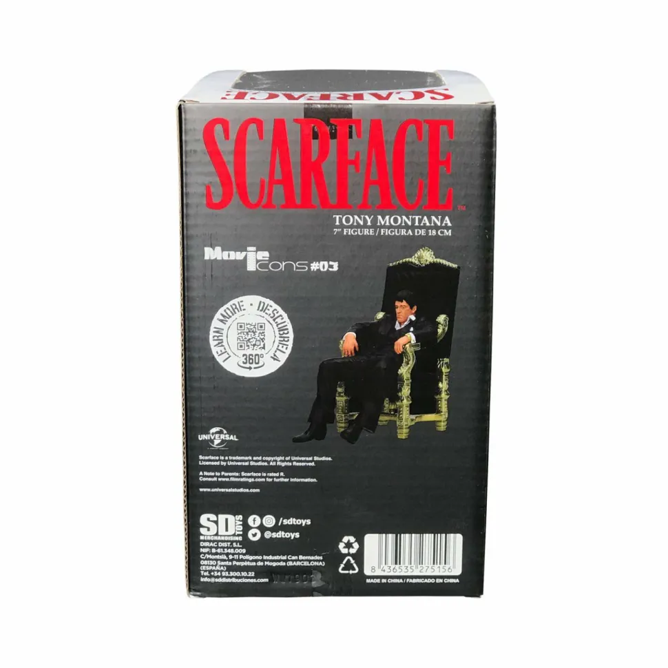 Scarface - Tony Montana in Chair 7” Figure