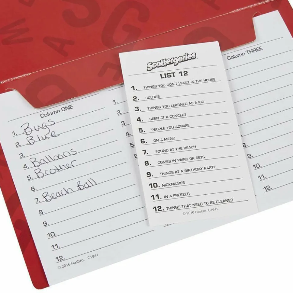 Scattergories - Board Game