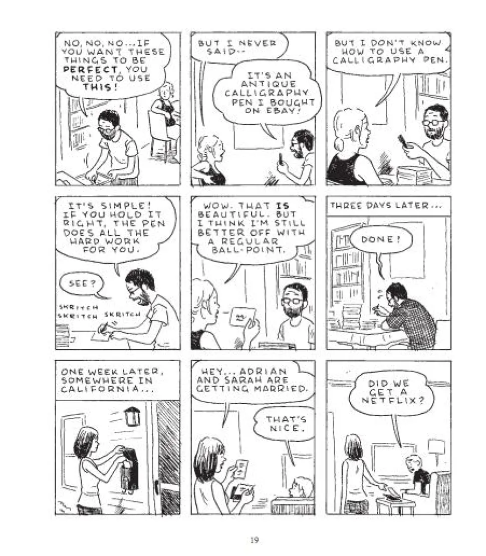 Scenes from an Impending Marriage by Adrian Tomine Hardcover Book