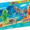 Scooby-Doo - Adventure with the Ghost of Captain Cutler “Ghost Diver” Playmobil Playset (70708)
