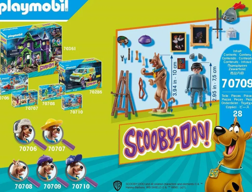 Scooby-Doo - Adventure with the Black Knight Ghost Playmobil Playset (70709)