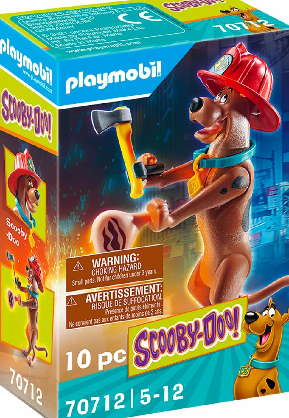 Scooby-Doo - Firefighter Scooby-Doo Collectible Playmobil Figure (70712)
