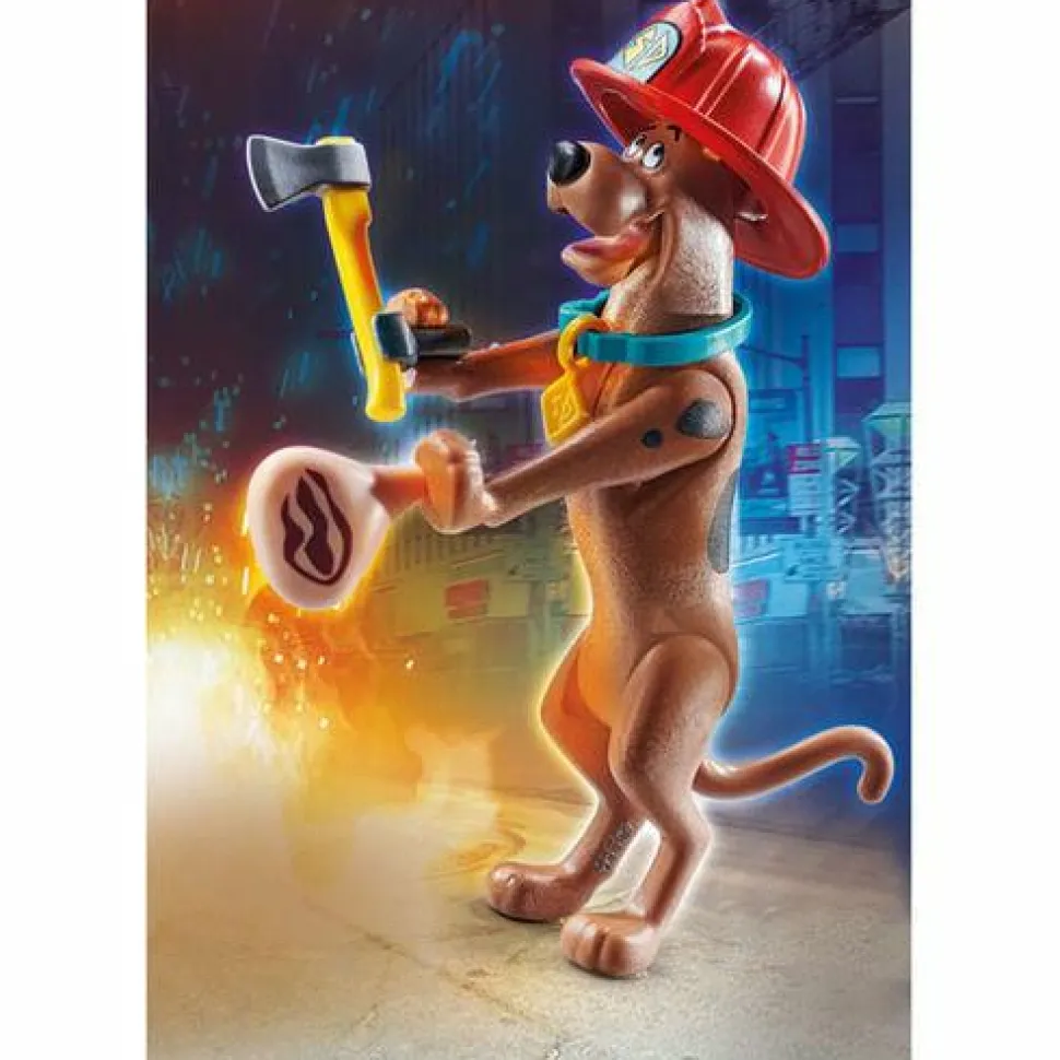 Scooby-Doo - Firefighter Scooby-Doo Collectible Playmobil Figure (70712)