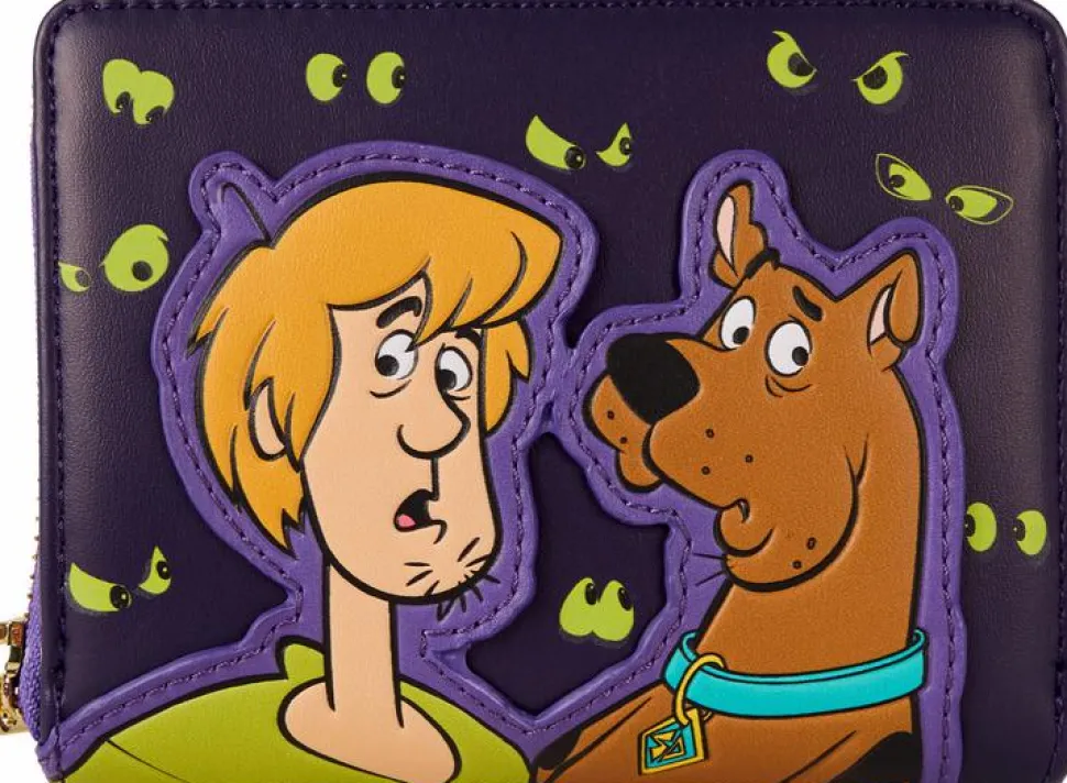 Scooby-Doo - Glow in the Dark 4" Faux Leather Zip-Around Wallet