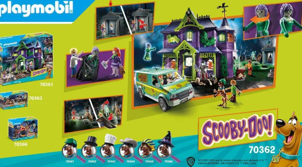 Scooby-Doo - Playmobil Adventure in the Cemetery Playset (70362)