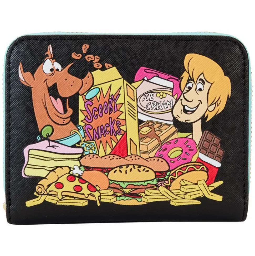 Scooby-Doo - Snacks 4" Faux Leather Zip-Around Wallet