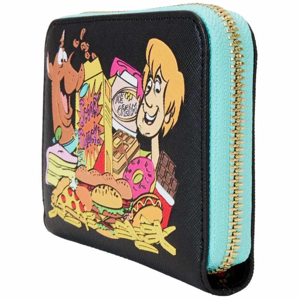 Scooby-Doo - Snacks 4" Faux Leather Zip-Around Wallet