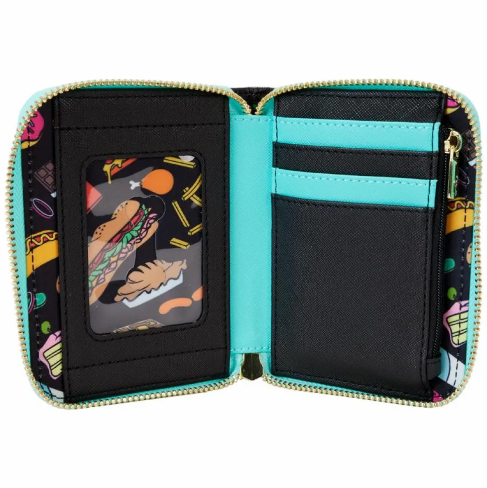 Scooby-Doo - Snacks 4" Faux Leather Zip-Around Wallet
