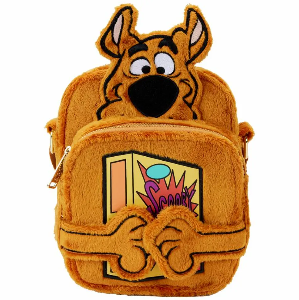 Scooby-Doo - Snacks Plush Cosplay 8" Faux Leather Crossbuddies Bag
