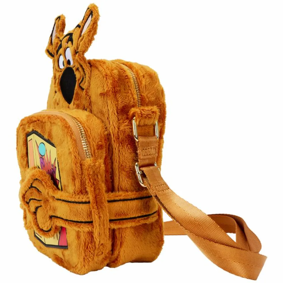 Scooby-Doo - Snacks Plush Cosplay 8" Faux Leather Crossbuddies Bag