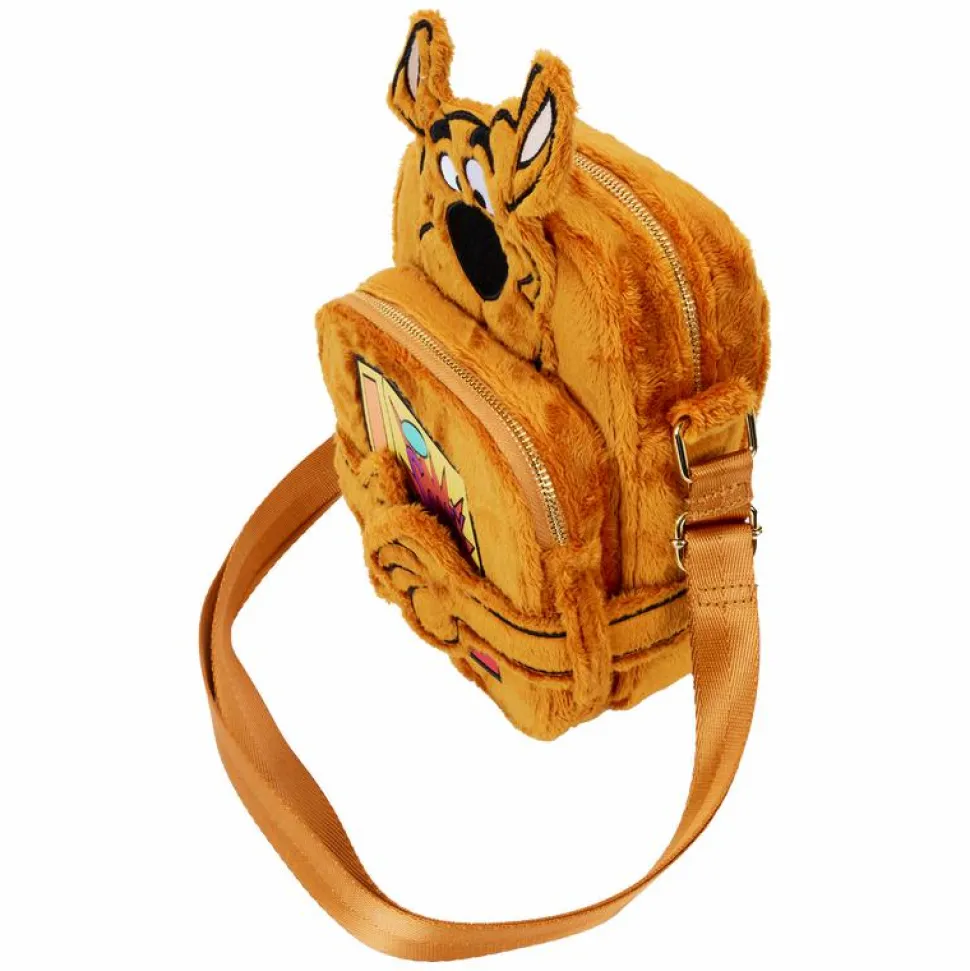 Scooby-Doo - Snacks Plush Cosplay 8" Faux Leather Crossbuddies Bag