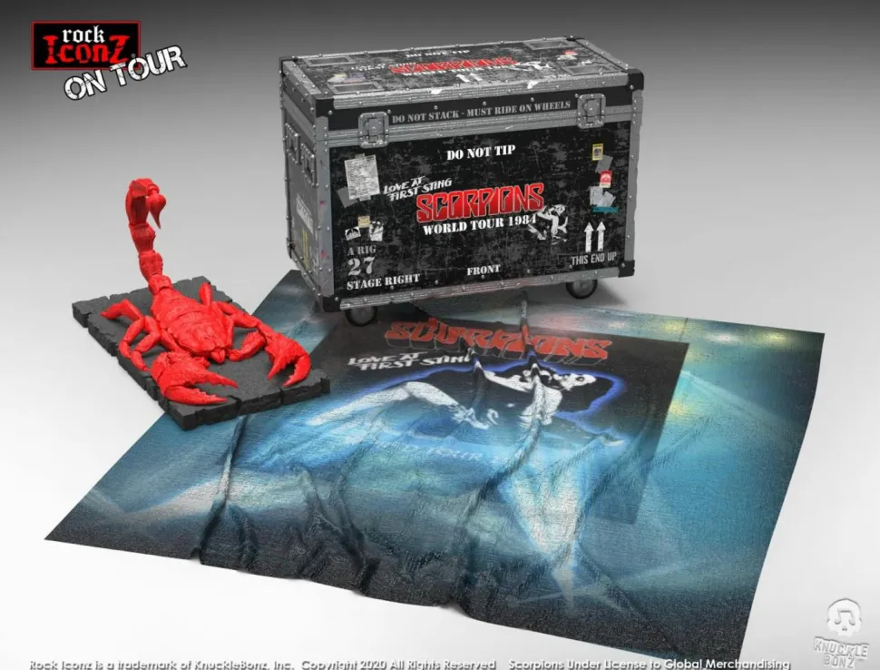 Scorpions - World Tour 1984 Road Case & Stage Backdrop Rock Iconz On Tour Scaled Replica Set