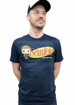 Seinfeld - A Show About Nothing Pop! Tees Unisex Navy T-Shirt