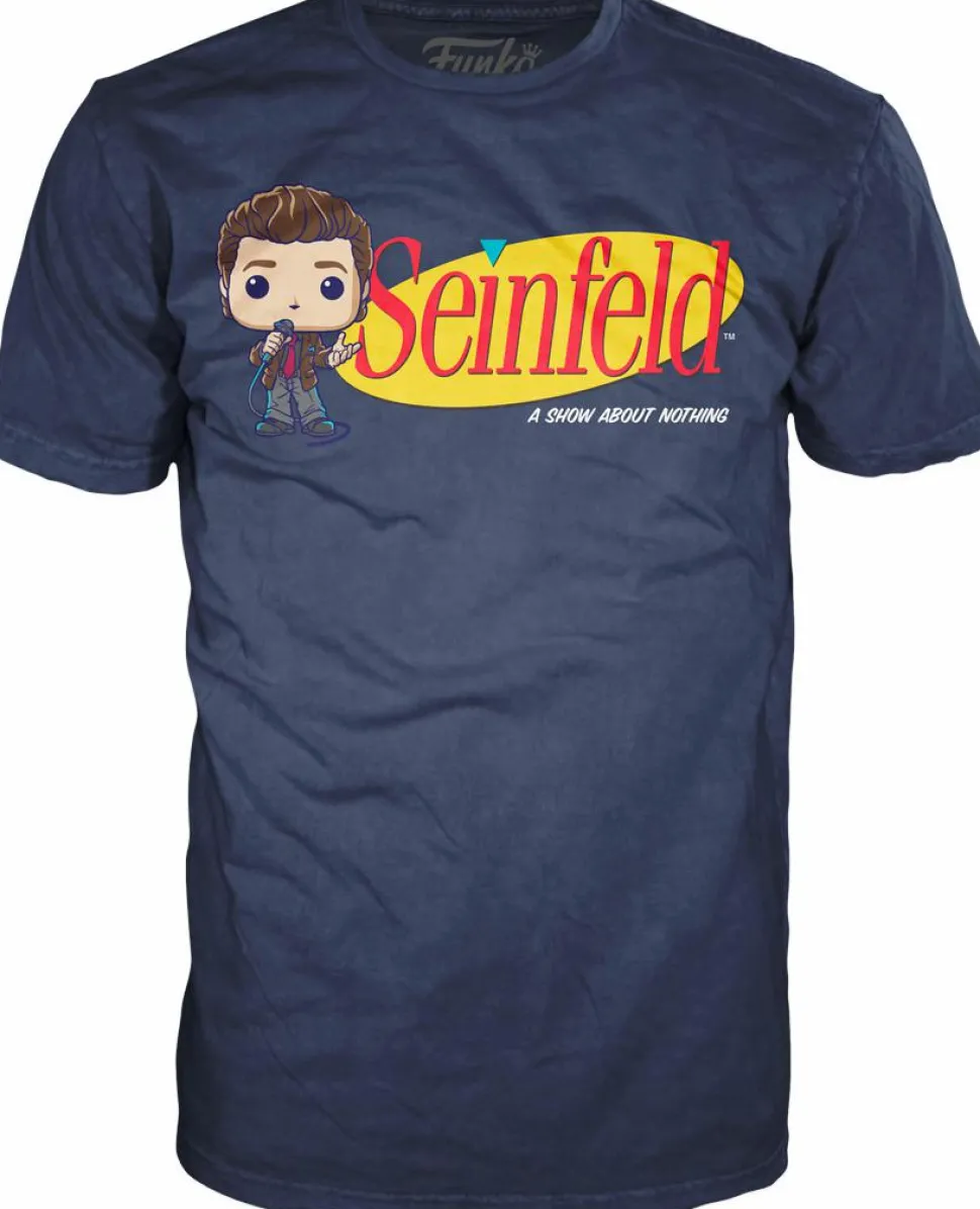 Seinfeld - A Show About Nothing Pop! Tees Unisex Navy T-Shirt