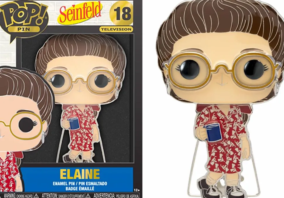 Seinfeld - Elaine Benes 4" Pop! Enamel Pin
