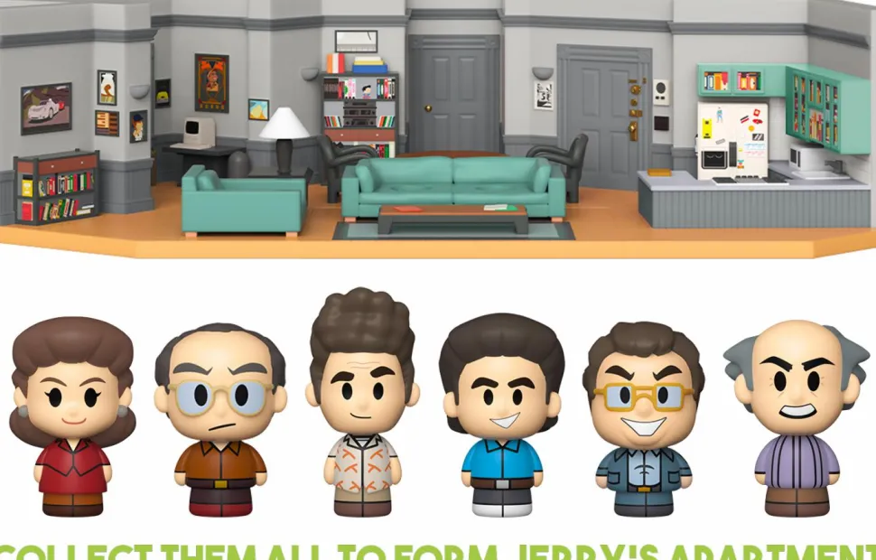 Seinfeld - George Costanza with Jerry’s Apartment Diorama Mini Moments Vinyl Figure