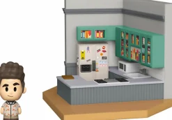 Seinfeld - Kramer with Jerry’s Apartment Diorama Mini Moments Vinyl Figure
