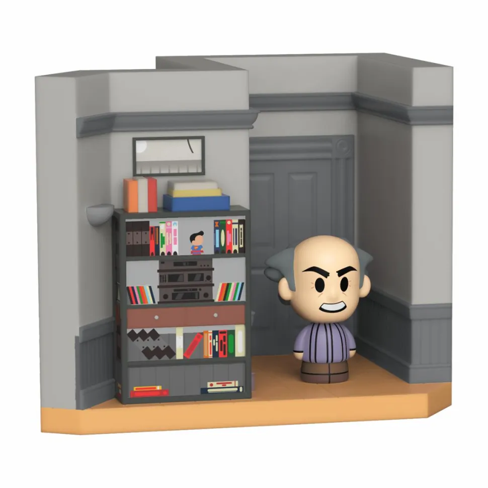 Seinfeld - Uncle Leo with Jerry’s Apartment Diorama Mini Moments Vinyl Figure