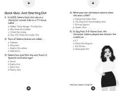 Selena Gomez - 96 Facts About Selena Gomez: Quizzes, Quotes, Questions, and More! Paperback Book