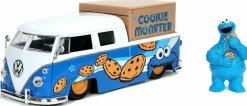 Sesame Street - Cookie Monster with 1962 Volkswagen Bus Pickup 1/24th Scale Hollywood Rides Die-Cast Vehicle Replica