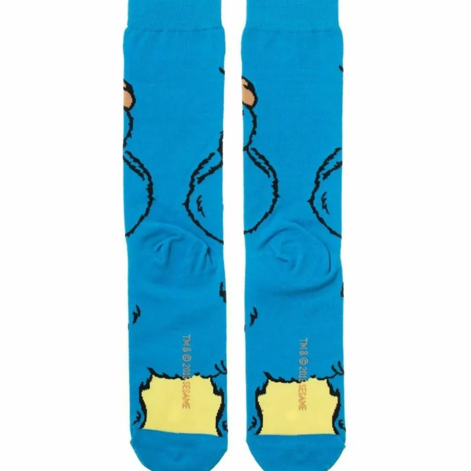 Sesame Street - Cookie Monster 360 Character Men’s Socks (One Size)